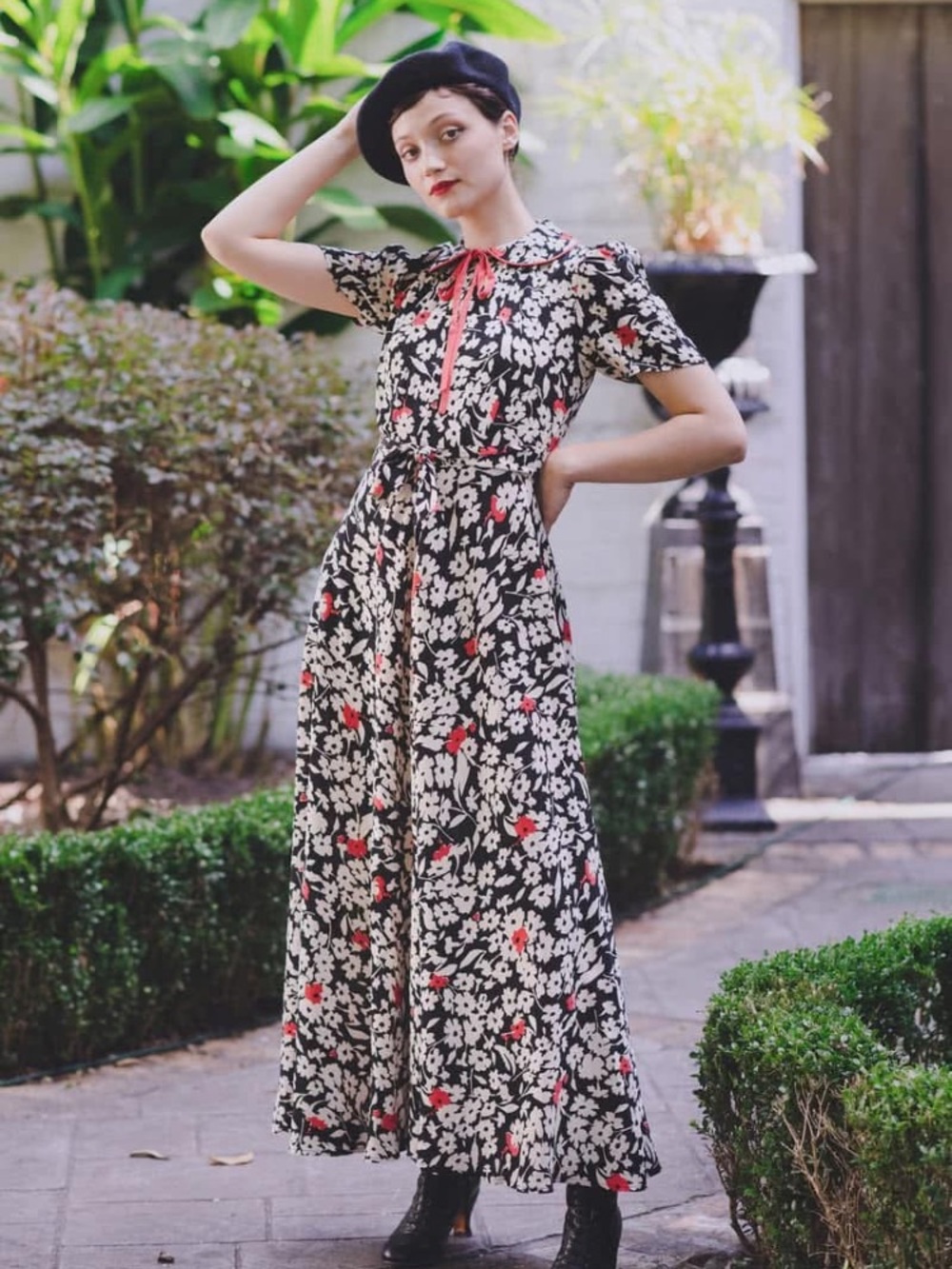 NWT 3X / XXXL 1934 floral dressing gown